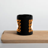 Spooky Halloween Graphic Black Glossy Mug