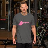 "Come Here" Graphic Design Unisex t-shirt