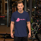 "Come Here" Graphic Design Unisex t-shirt